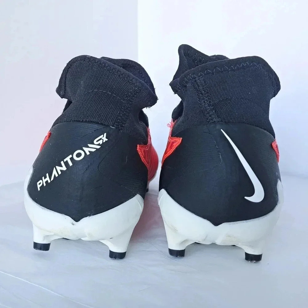 Nike Phantom GX Pro Firm Ground Soccer Cleats Bright Crimson/Black Size 5.5/23cm - Picture 7 of 8